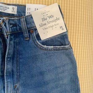COPY - Abercrombie and fitch A&F ultra high rise curve love jeans NWT